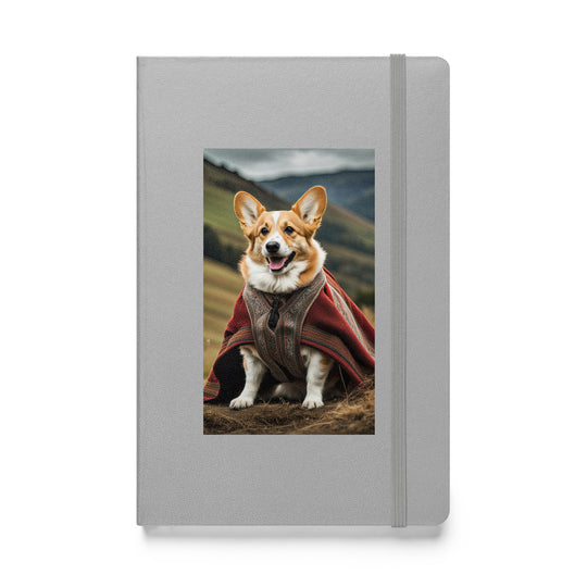 Pembroke Welsh Corgi- Hardcover bound notebook v4