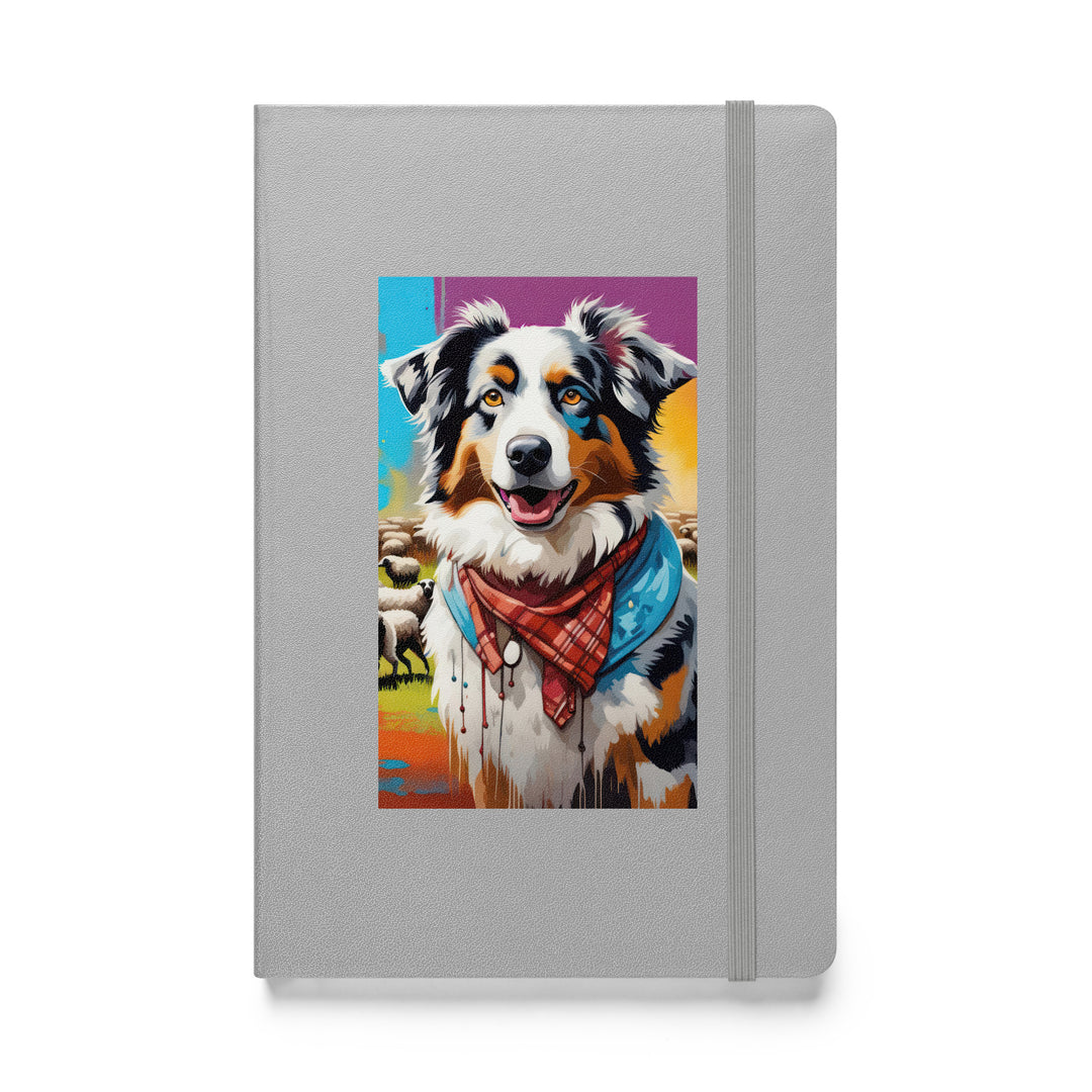 Australian Shepherd- Hardcover bound notebook v3