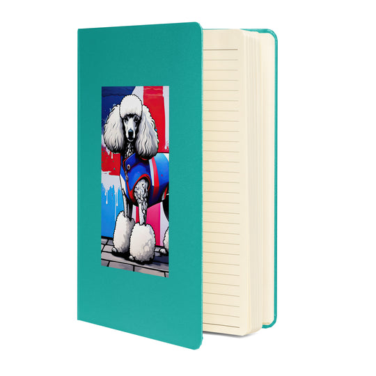 Poodle- Hardcover bound notebook v3