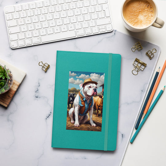 American Bulldog- Hardcover bound notebook v2