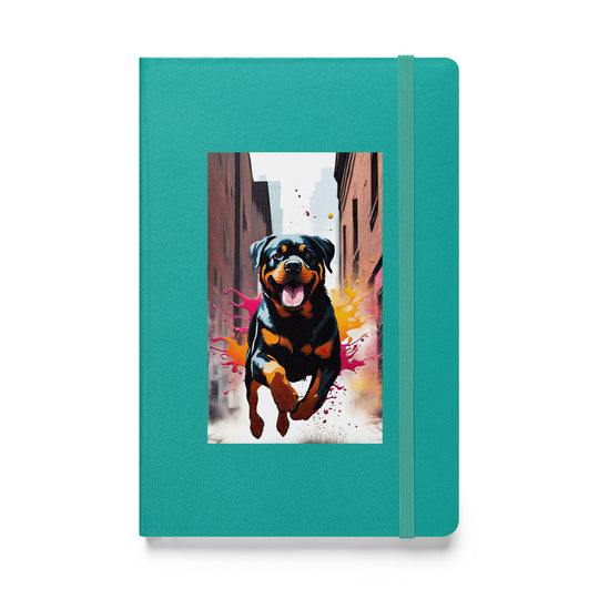 Rottweiler- Hardcover bound notebook v5