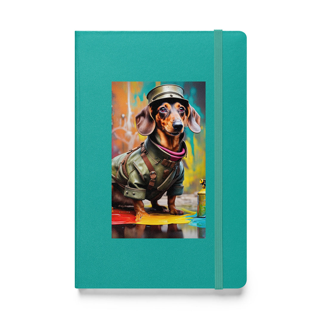 Dachshund- Hardcover bound notebook