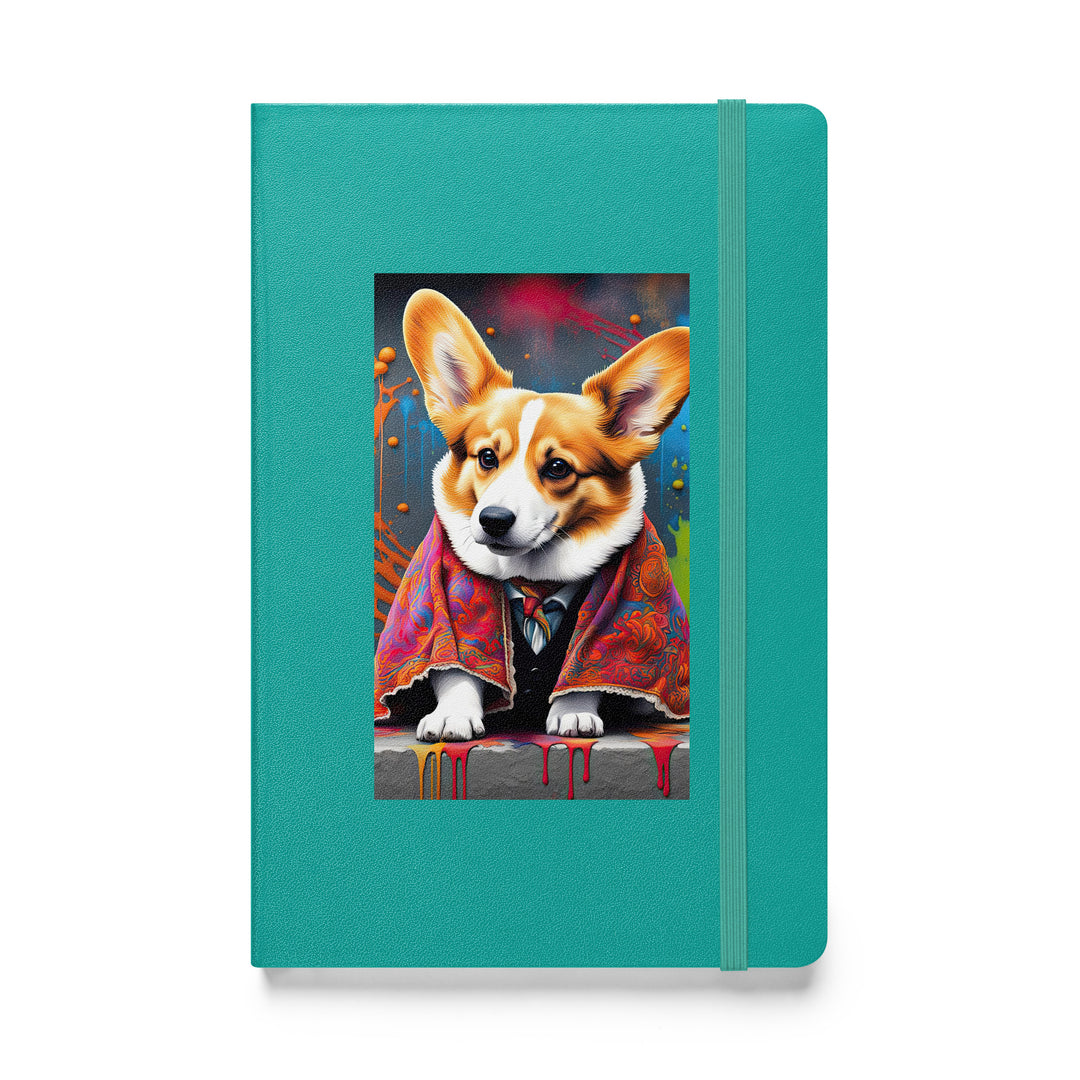 Pembroke Welsh Corgi- Hardcover bound notebook v3
