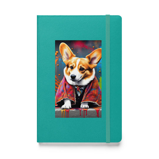 Pembroke Welsh Corgi- Hardcover bound notebook v3
