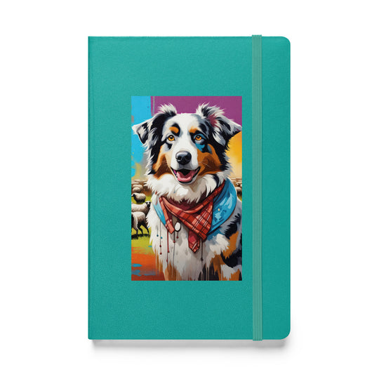 Australian Shepherd- Hardcover bound notebook v3