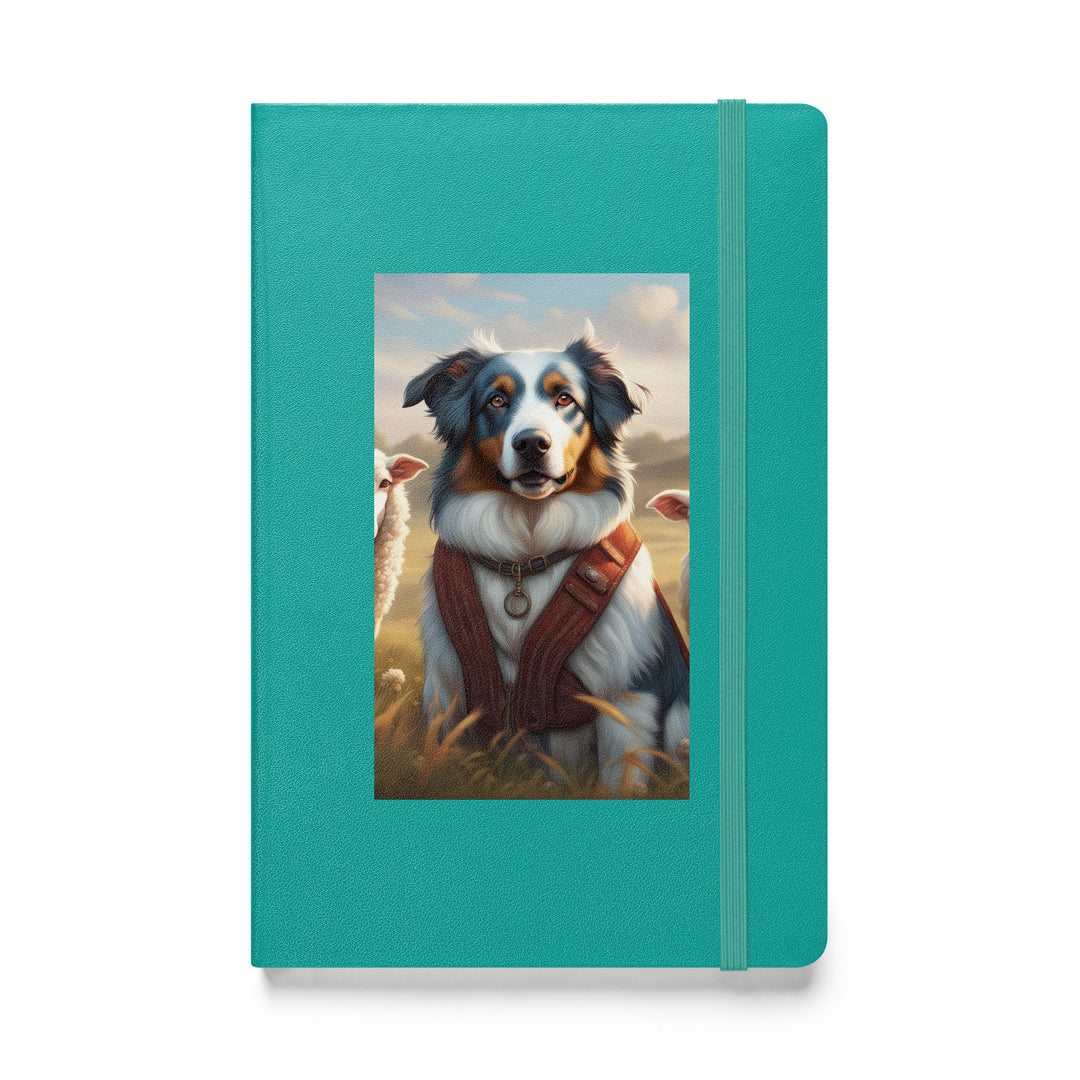 Australian Shepherd- Hardcover bound notebook v4