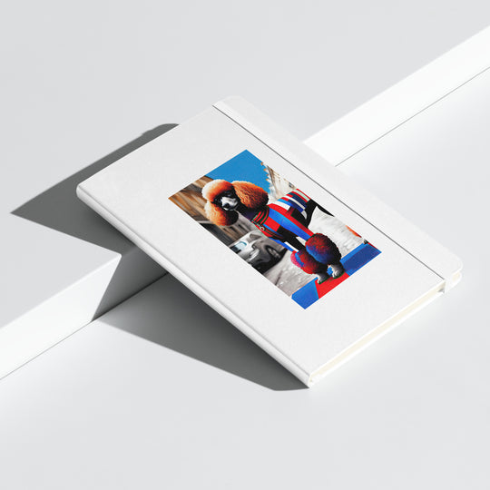 Poodle- Hardcover bound notebook v2