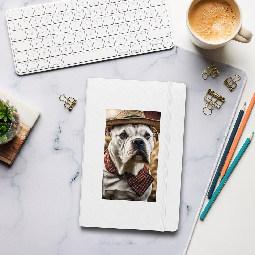 American Bulldog- Hardcover bound notebook v3