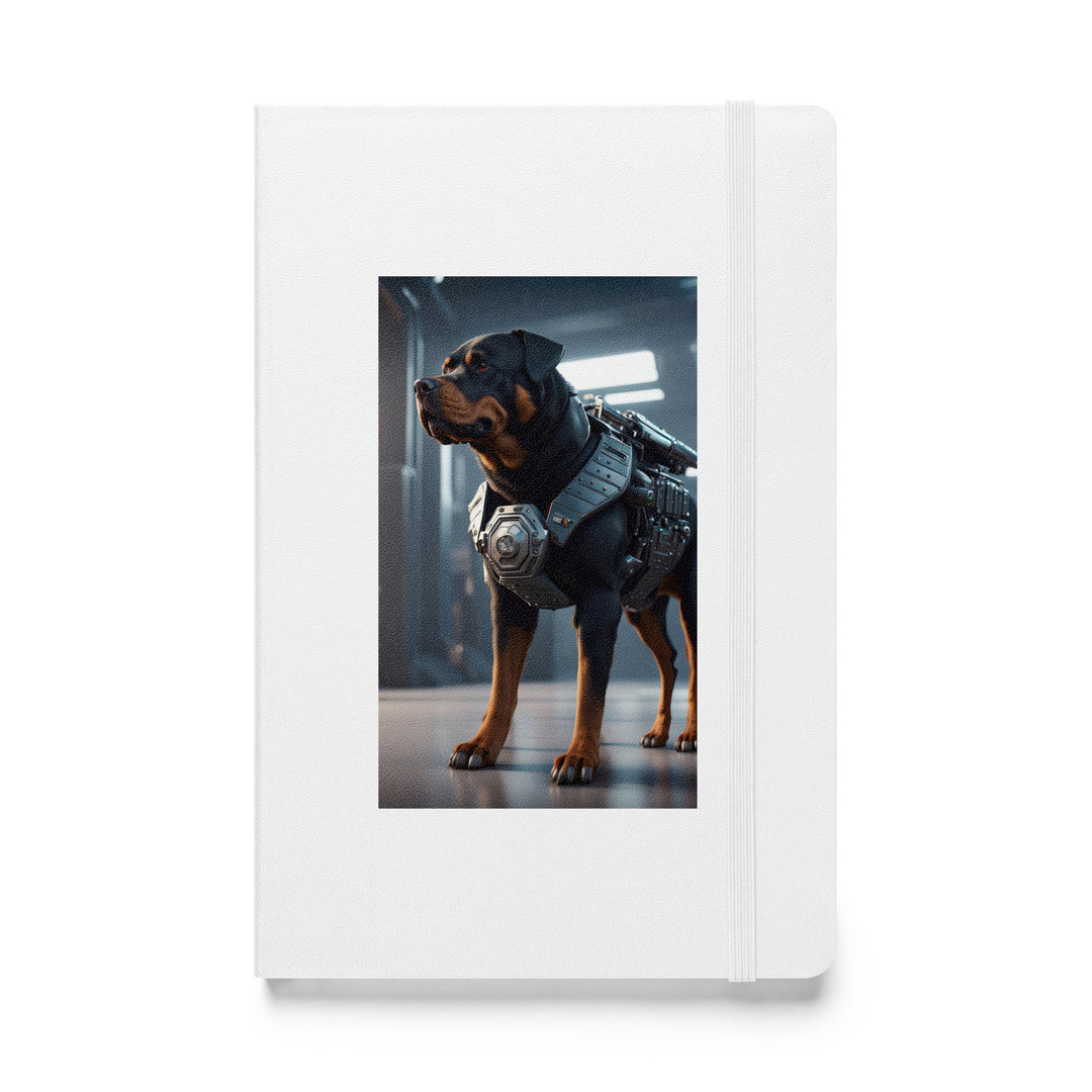 Rottweiler- Hardcover bound notebook v4