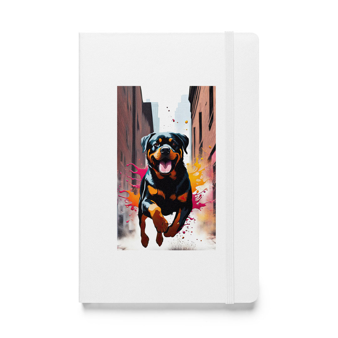 Rottweiler- Hardcover bound notebook v5