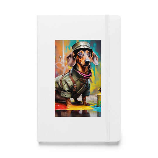 Dachshund- Hardcover bound notebook