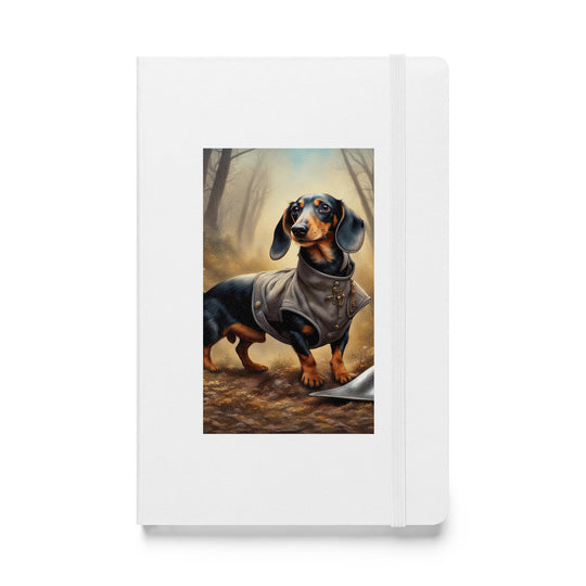 Dachshund- Hardcover bound notebook v2