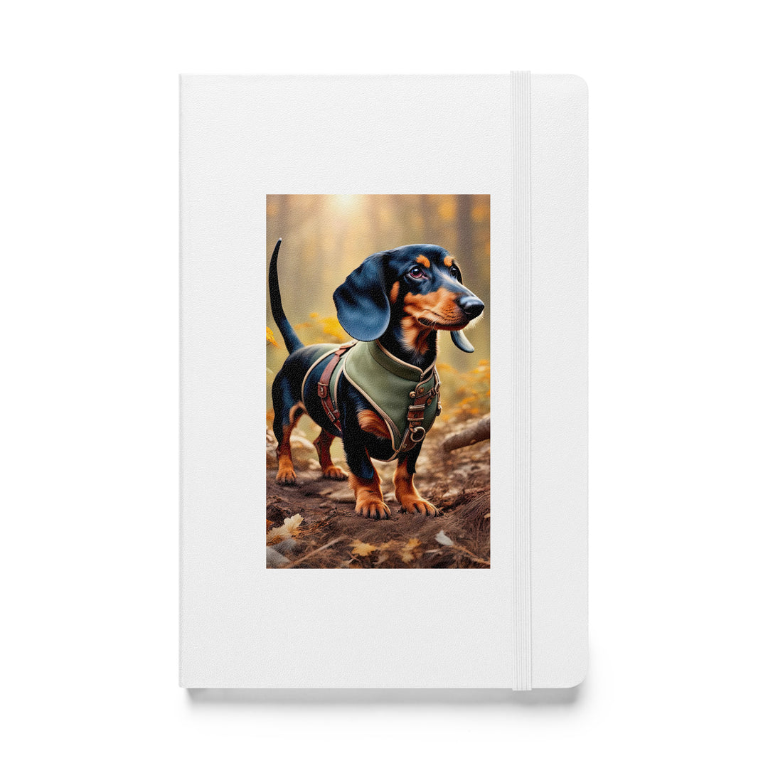 Dachshund- Hardcover bound notebook v3