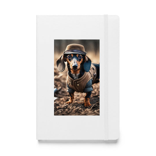 Dachshund- Hardcover bound notebook v5