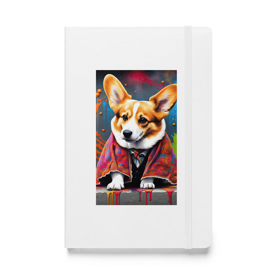 Pembroke Welsh Corgi- Hardcover bound notebook v3