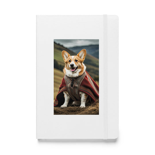 Pembroke Welsh Corgi- Hardcover bound notebook v4