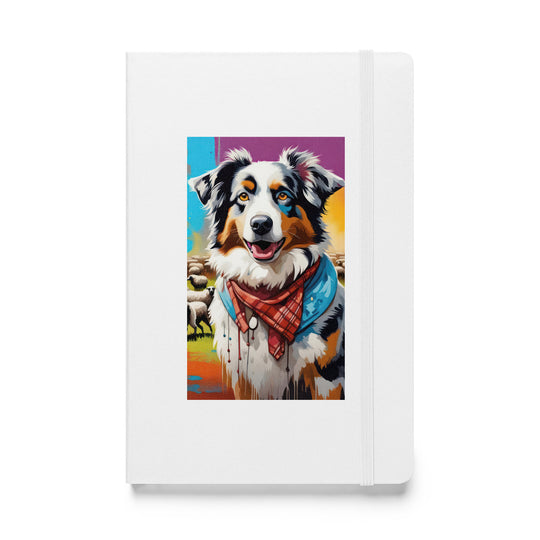 Australian Shepherd- Hardcover bound notebook v3