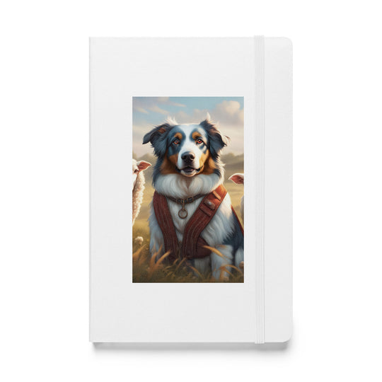 Australian Shepherd- Hardcover bound notebook v4