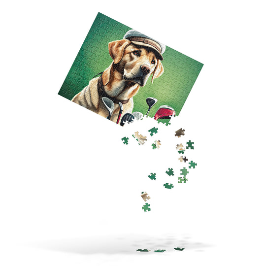 Jigsaw puzzle-Labrador Retriever Golfer V3