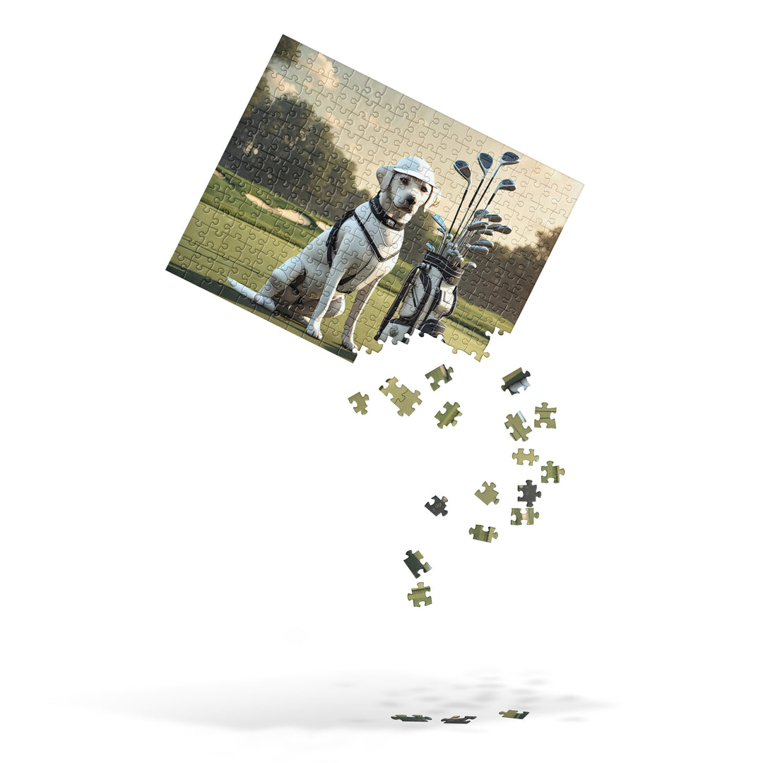 Jigsaw puzzle-Labrador Retriever Golfer V6