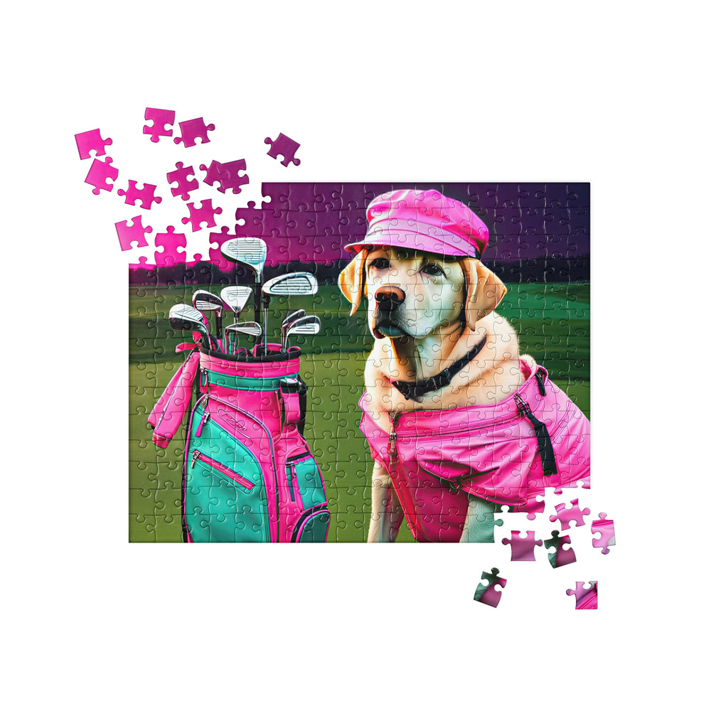 Jigsaw puzzle-Labrador Retriever Golfer V17