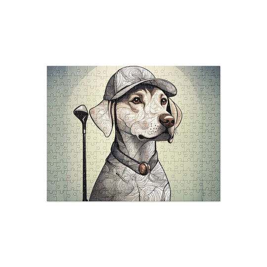 Jigsaw puzzle-Labrador Retriever Golfer V22