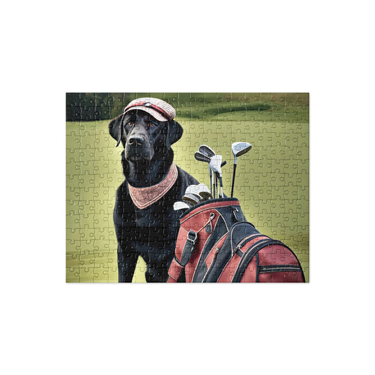 Golden Retriever Golfer- Jigsaw puzzle V2