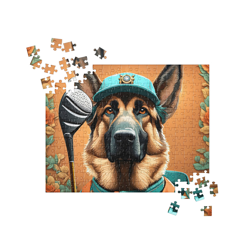 German Shepherd Golfer- Jigsaw Puzzle