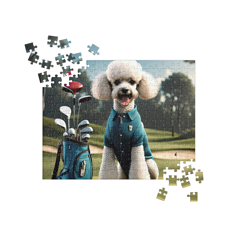 Poodle Golfer- Jigsaw Puzzle