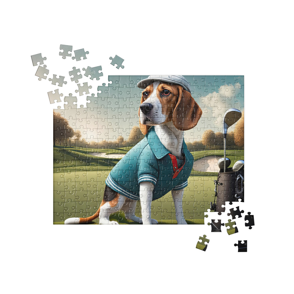 Beagle Golfer- Jigsaw Puzzle v2