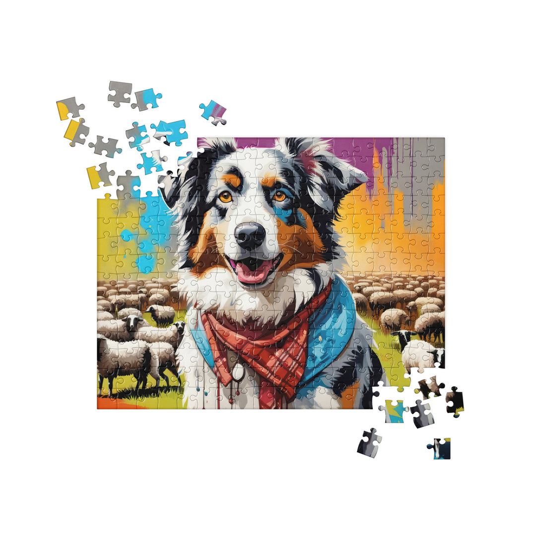 Australian Shepherd- Jigsaw Puzzle v3