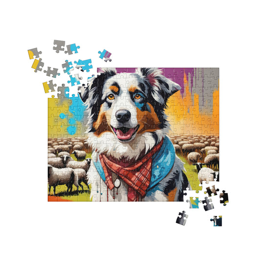 Australian Shepherd- Jigsaw Puzzle v3