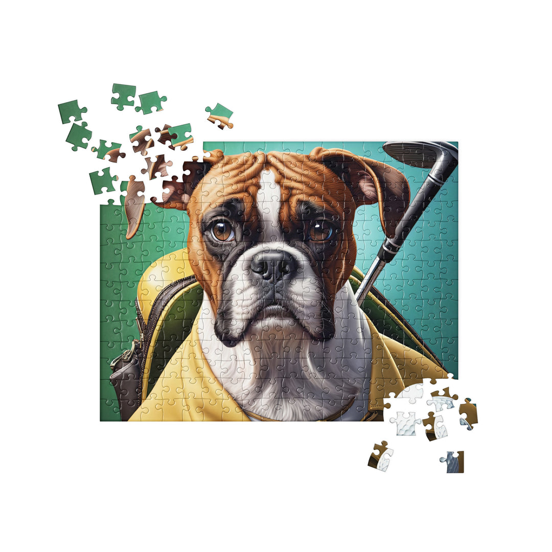 Boxer Golfer- Jigsaw Puzzle v2