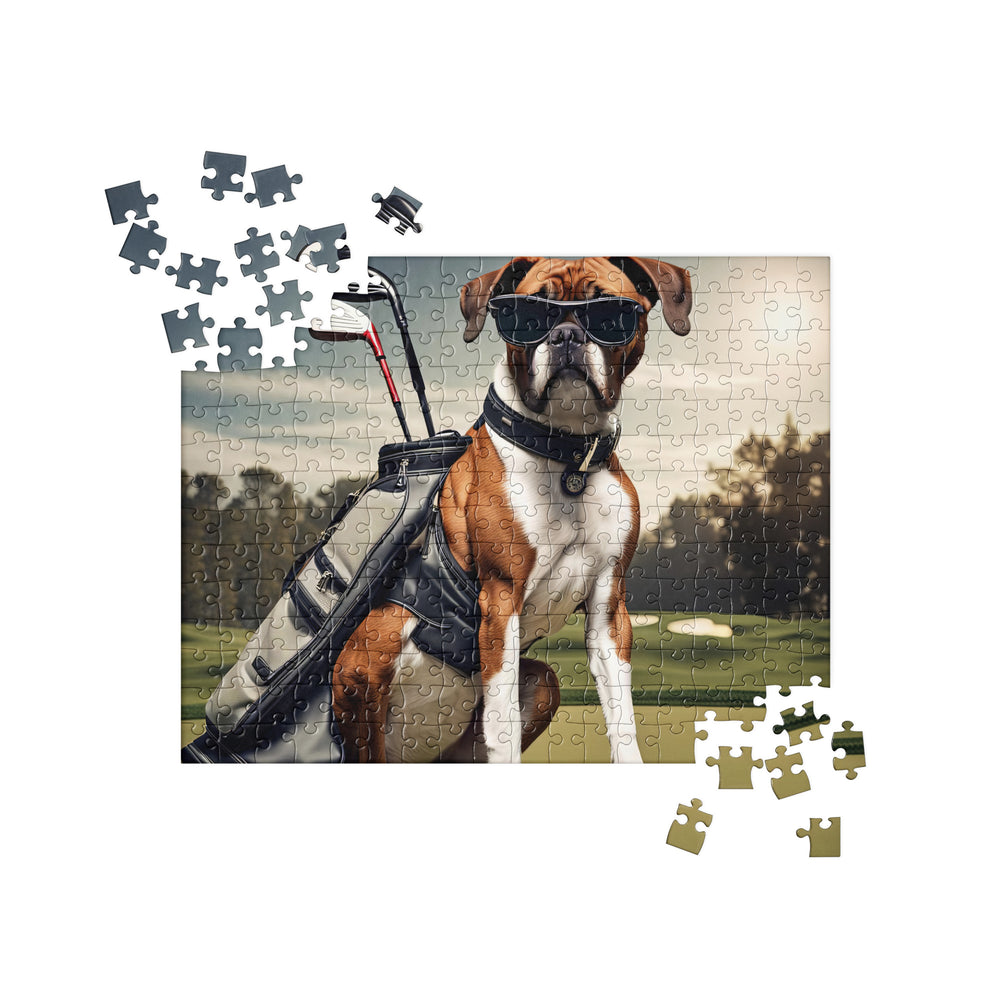 Boxer Golfer- Jigsaw Puzzle v4