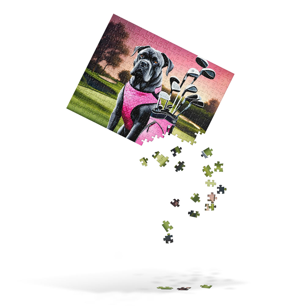 Cane Corso Golfer- Jigsaw Puzzle