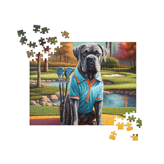 Cane Corso Golfer- Jigsaw Puzzle v4