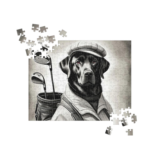 Jigsaw puzzle-Labrador Retriever Golfer V11