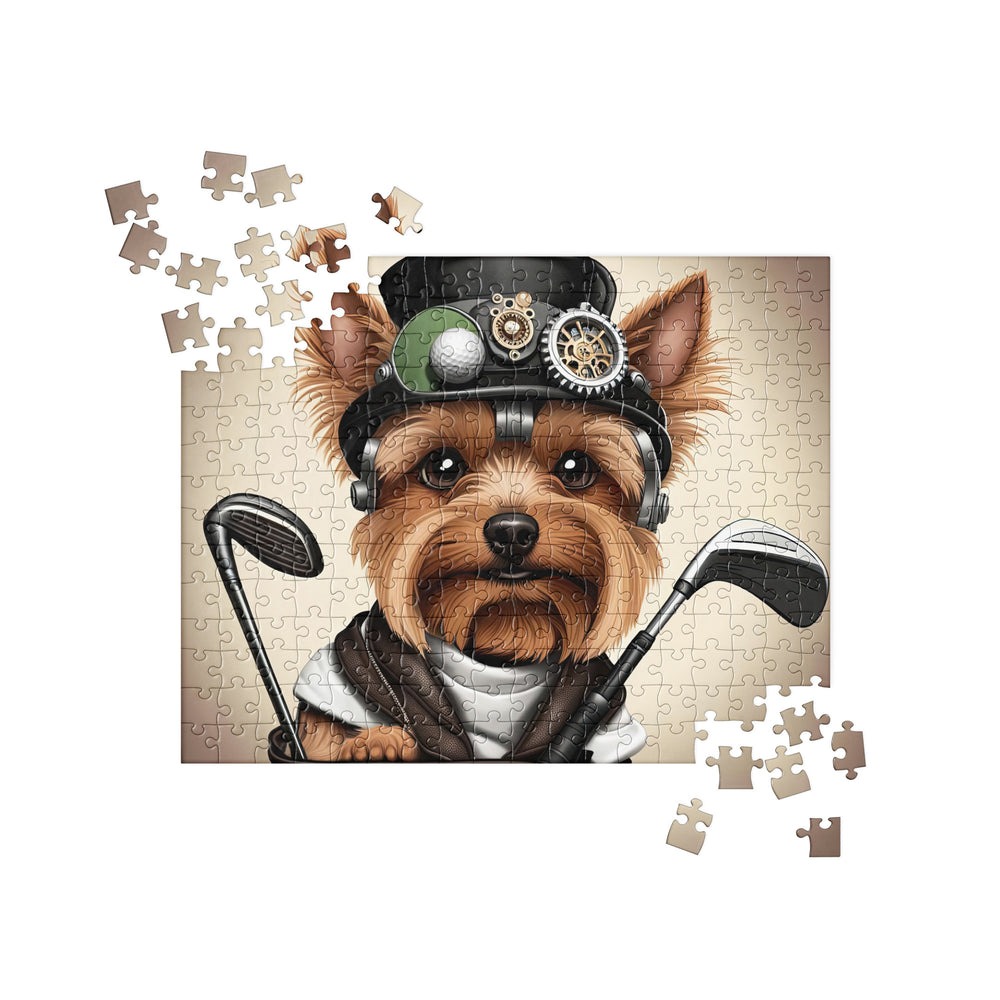 Yorkshire Terrier Golfer- Jigsaw Puzzle v3