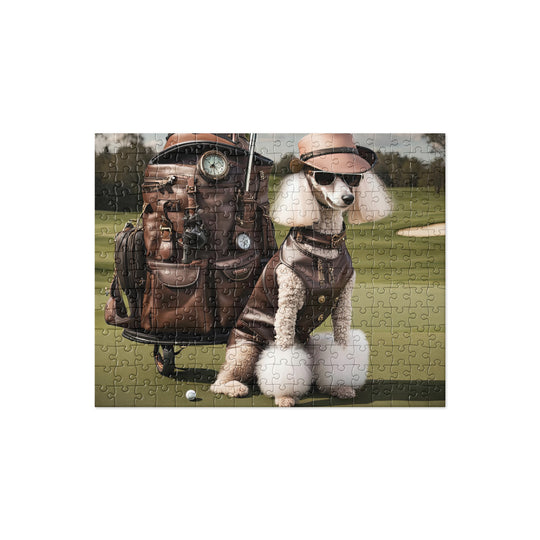 Poodle Golfer- Jigsaw Puzzle v3