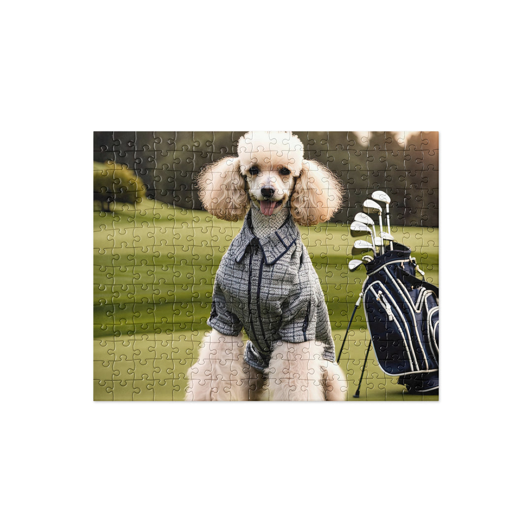 Poodle Golfer- Jigsaw Puzzle v7