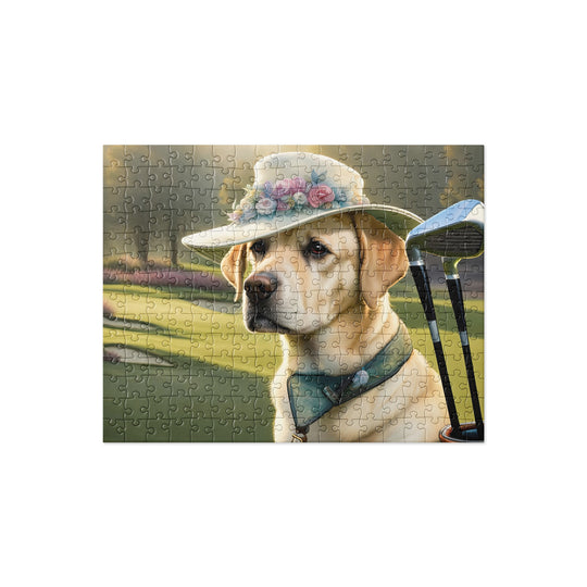 Jigsaw puzzle-Labrador Retriever Golfer V5