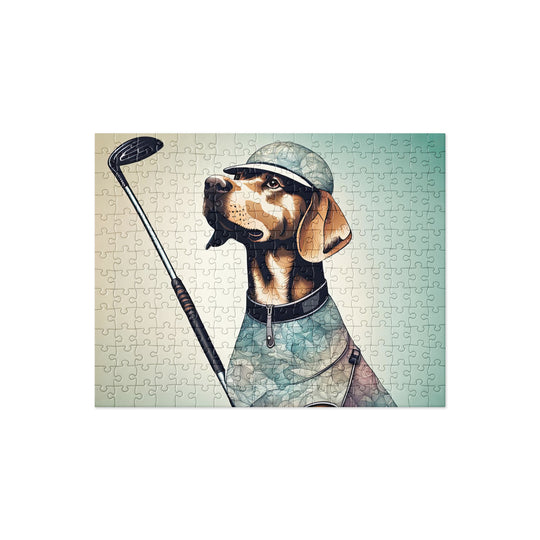 Jigsaw puzzle-Labrador Retriever Golfer V8