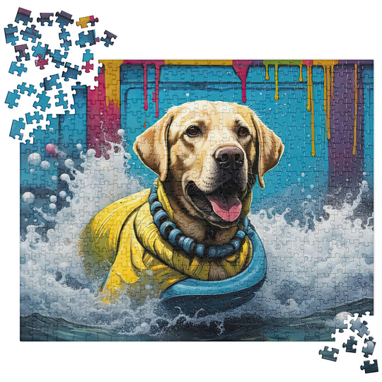 Jigsaw puzzle-Labrador Retriever