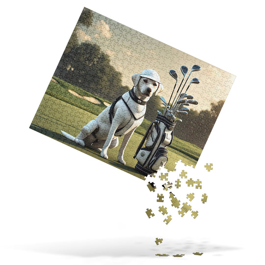 Jigsaw puzzle-Labrador Retriever Golfer V6