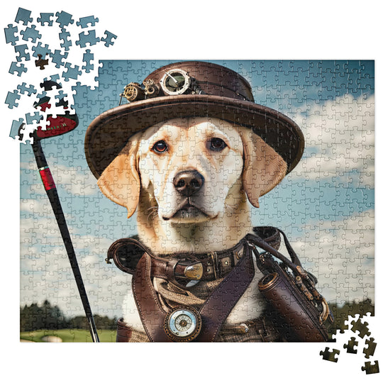 Jigsaw puzzle-Labrador Retriever Golfer V20