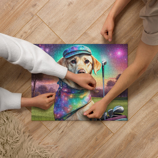 Jigsaw puzzle-Labrador Retriever Golfer V21