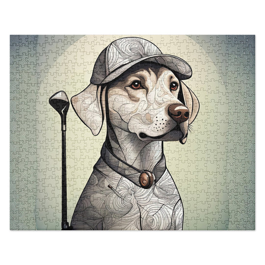 Jigsaw puzzle-Labrador Retriever Golfer V22