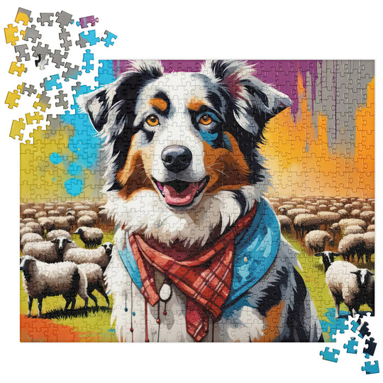 Australian Shepherd- Jigsaw Puzzle v3