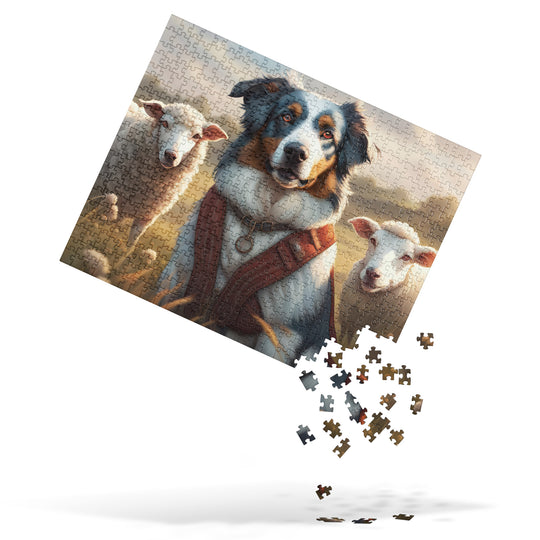 Australian Shepherd- Jigsaw Puzzle v4