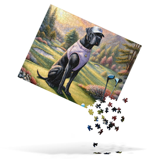 Cane Corso Golfer- Jigsaw Puzzle v2